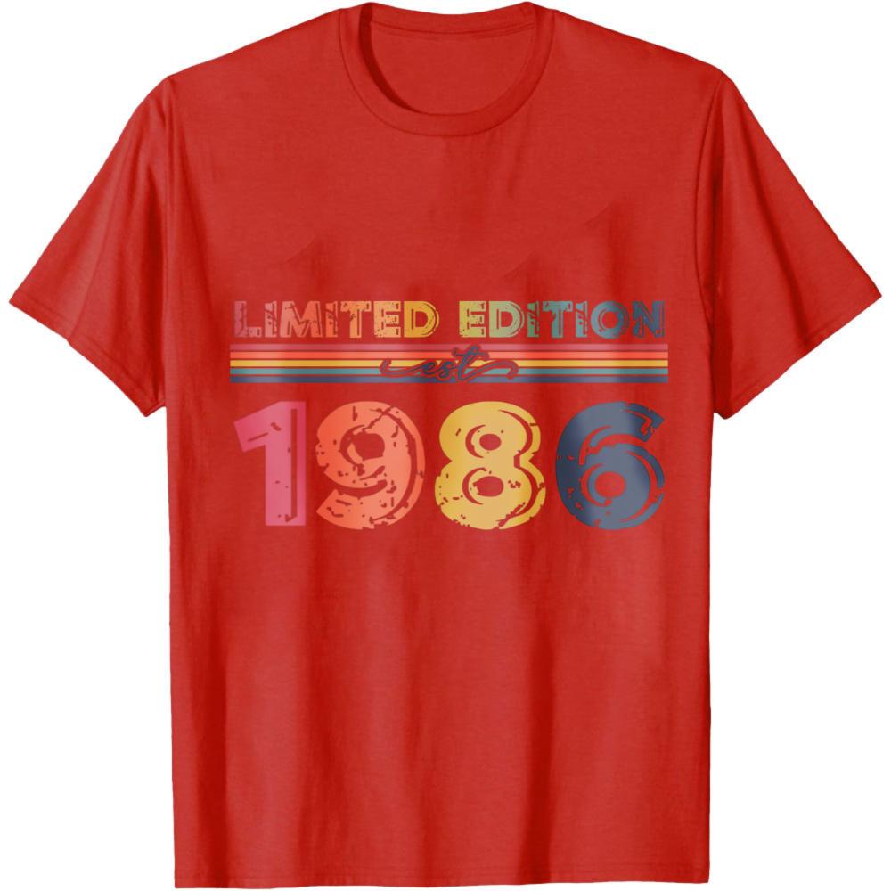 Limited Edition 1986 Vintage Style Summer Unisex TShirt Retro Design Unisex Casual Wear For Birthday Gift Anniversary Celebration S
Limited Edition 1986 Vintage Style Summer Unisex TShirt Retro Design Unisex Casual Wear For Birthday Gift Anniversary Celebration S