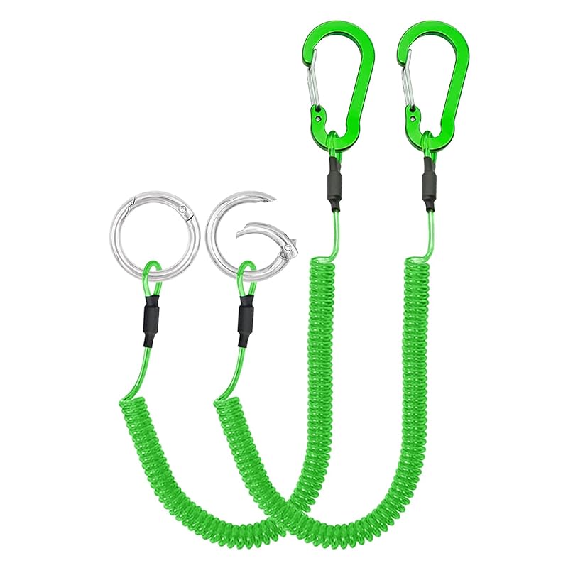 Lix&Rix double carabiner free elastic cord Built-in wire Rust prevention Fall prevention General purpose Set of 2 green
Lix&Rix double carabiner free elastic cord Built-in wire Rust prevention Fall prevention General purpose Set of 2 green
