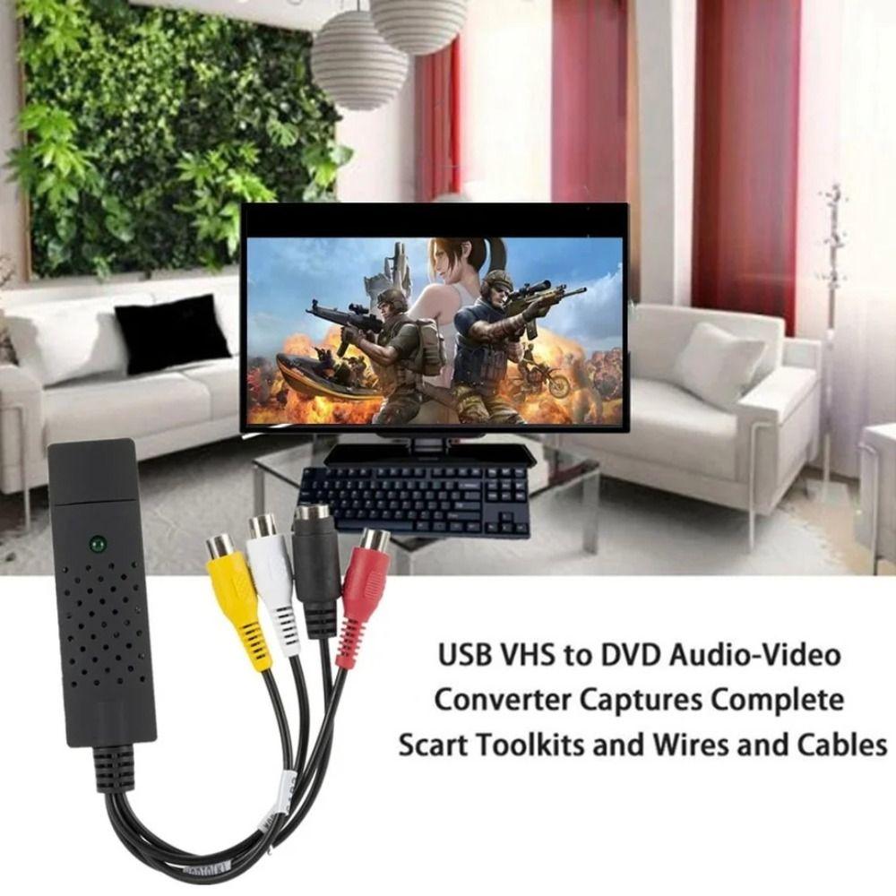 Аудио-видео DVD VHS Запись USB 2.0 Конвертер VHS в DVD с USB-кабелем ТВ Устройство захвата DVD VHS
Аудио-видео DVD VHS Запись USB 2.0 Конвертер VHS в DVD с USB-кабелем ТВ Устройство захвата DVD VHS