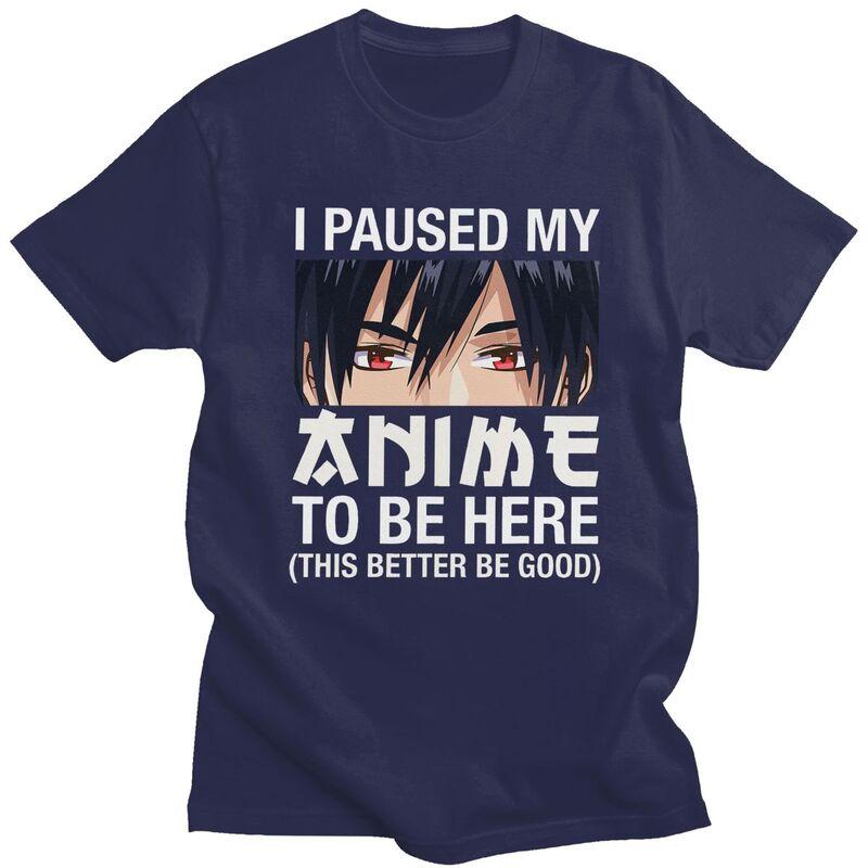 Custom I Paused My Anime To Be Here Tshirt for Men Short Sleeve Leisure Tshirts Loose Fit 100 Cotton Tees Gift Idea 4XL
Custom I Paused My Anime To Be Here Tshirt for Men Short Sleeve Leisure Tshirts Loose Fit 100 Cotton Tees Gift Idea 4XL