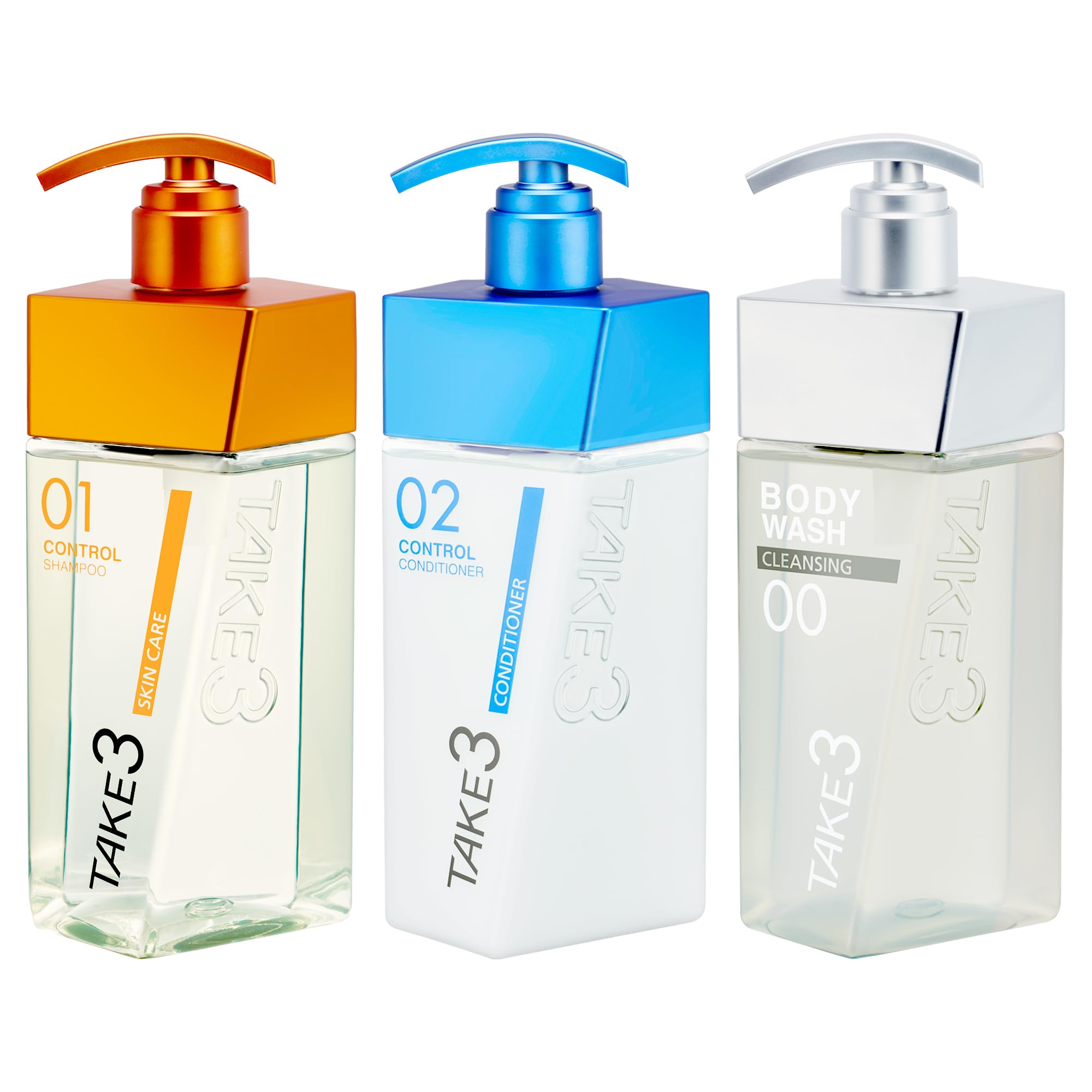 TAKE3 Hair Body Care Set Control Shampoo Skin Care 400mL Control Conditioner 400g Cleansing Body Wash 400mL Men s & 3-piece & &
TAKE3 Hair Body Care Set Control Shampoo Skin Care 400mL Control Conditioner 400g Cleansing Body Wash 400mL Men s & 3-piece & &