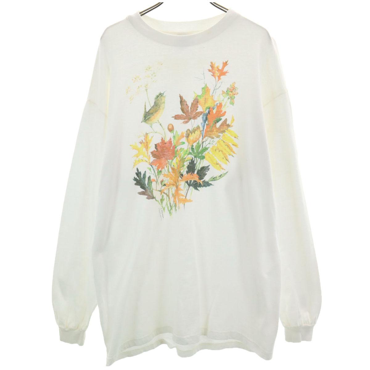 Hanes 90s Old stained print Animal Pattern Floral Pattern Long sleeve T-shirt Men s Used
Hanes 90s Old stained print Animal Pattern Floral Pattern Long sleeve T-shirt Men s Used