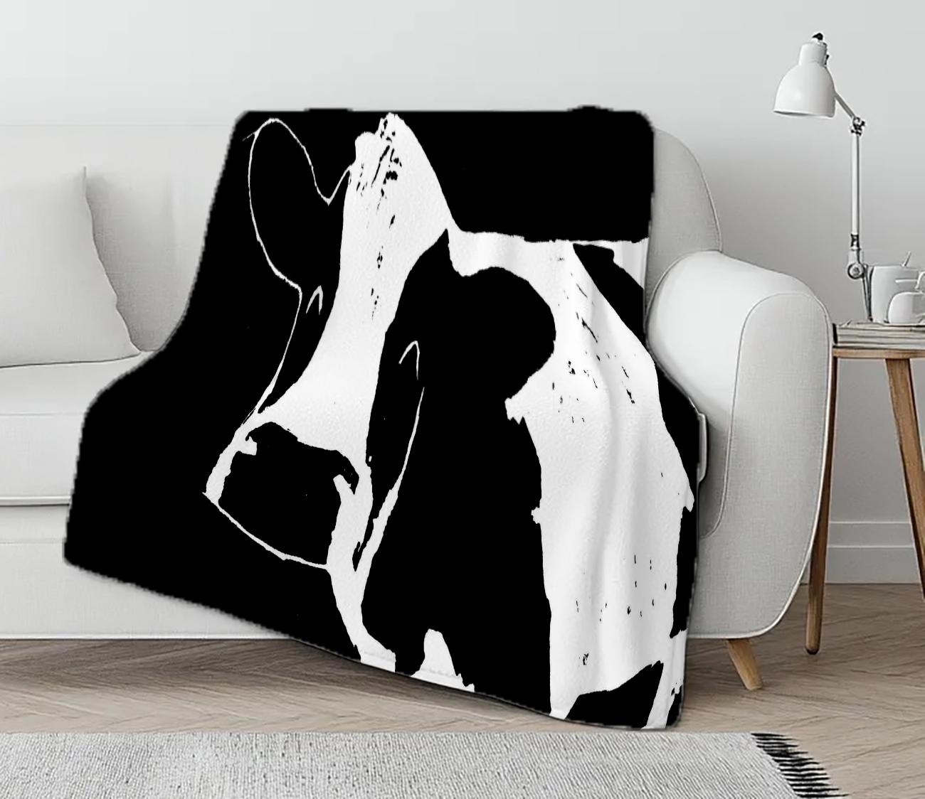 Cow Print Fuzzy Throw Fashion Blanket for Chair Couch Sofa Bed Fluffy Shaggy Flannel Cow Fashion Blankets for Adults Kids Boys Teens 75x90cm
Cow Print Fuzzy Throw Fashion Blanket for Chair Couch Sofa Bed Fluffy Shaggy Flannel Cow Fashion Blankets for Adults Kids Boys Teens 75x90cm