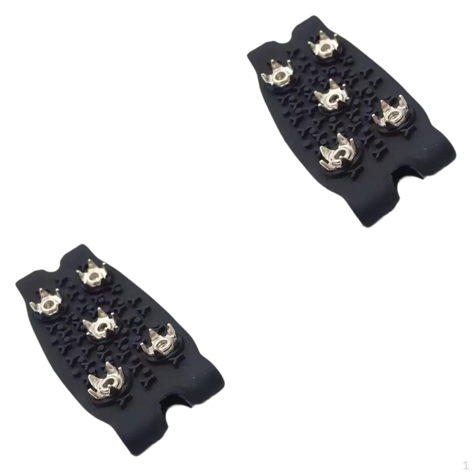 And Ice Cleats for Shoes Boots with 5 Non-slip Steel Grips Climbing Equipment чорний
And Ice Cleats for Shoes Boots with 5 Non-slip Steel Grips Climbing Equipment чорний