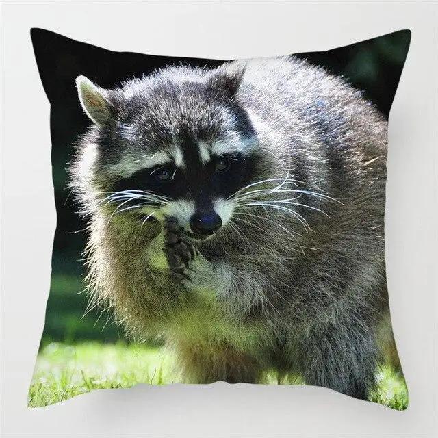 Милая наволочка с изображением животных, енота, дикой природы, для дома, кровати, стула, декора, наволочки для отеля 40x40cm
Милая наволочка с изображением животных, енота, дикой природы, для дома, кровати, стула, декора, наволочки для отеля 40x40cm