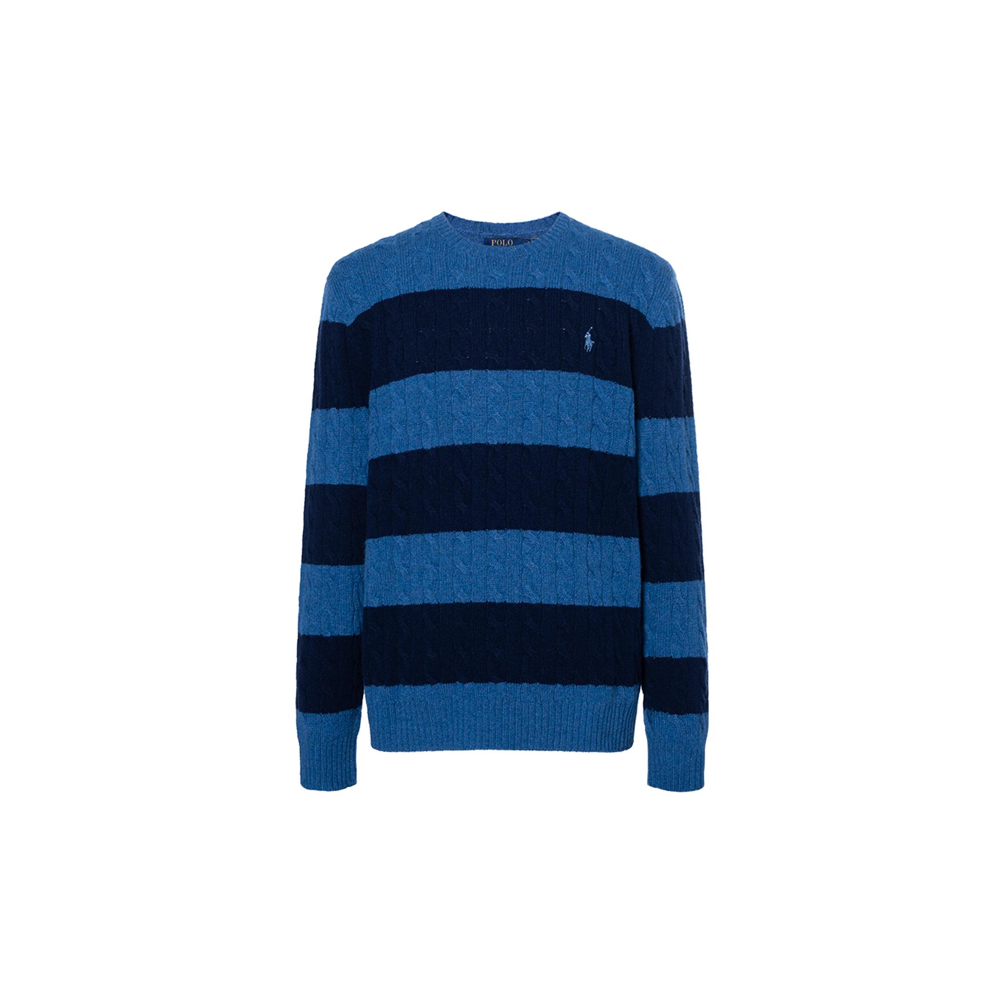 Polo Ralph Lauren FW22 Striped Cable Knit Crewneck Sweater Men sweater Blue MNPOSWE16821252-999 S
Polo Ralph Lauren FW22 Striped Cable Knit Crewneck Sweater Men sweater Blue MNPOSWE16821252-999 S