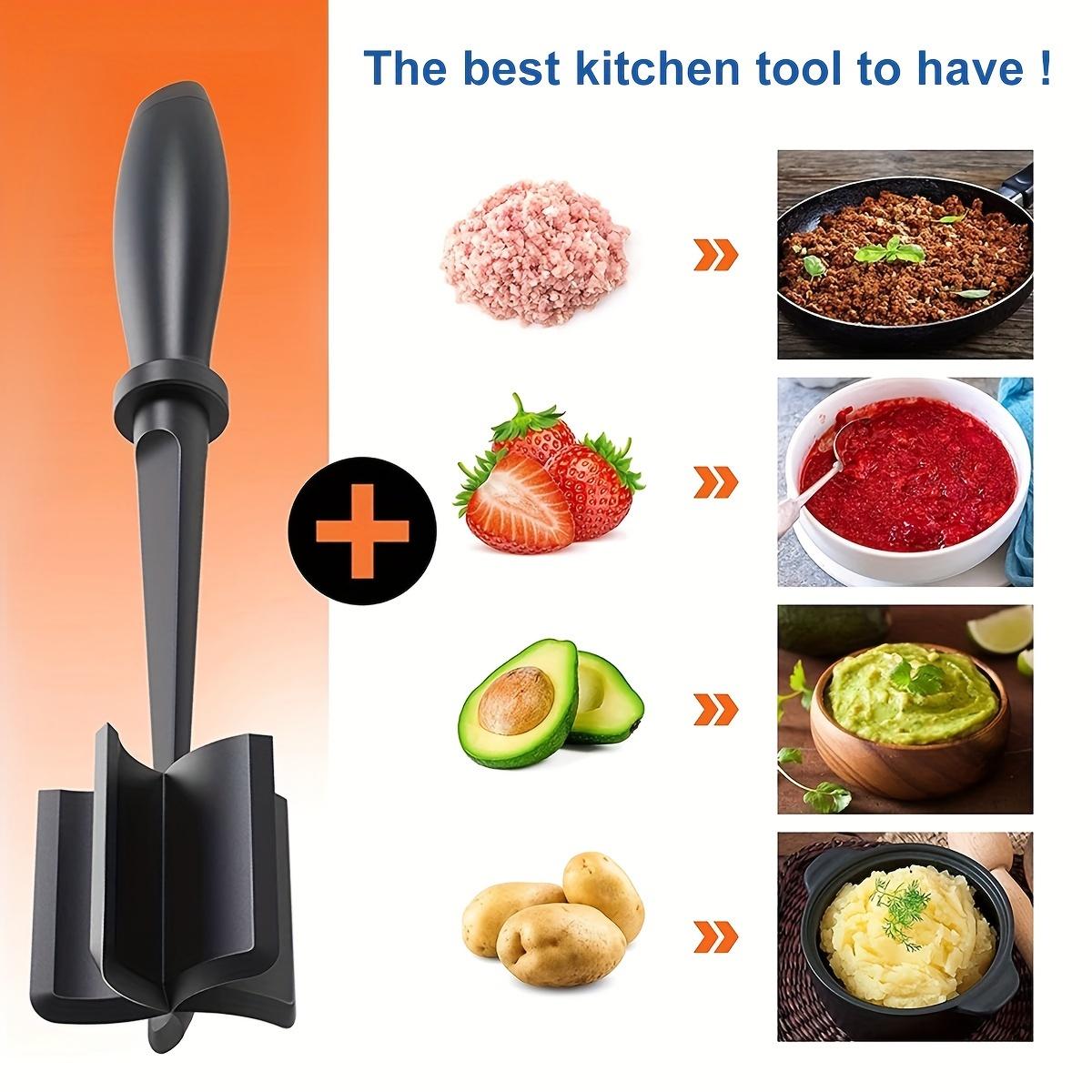 1pc Handheld Household Kitchen Meat Chopper Utensil Mixing Rice Meat Grinder Non-Stick Grinder Meat Masher Kitchen Tool
1pc Handheld Household Kitchen Meat Chopper Utensil Mixing Rice Meat Grinder Non-Stick Grinder Meat Masher Kitchen Tool