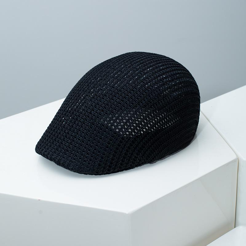 Striped Solid Color Beret Sun Hat for Summer, Simple Versatile Outdoor UV Protection Cap Wholesale 54-58CM adjustable чорний
Striped Solid Color Beret Sun Hat for Summer, Simple Versatile Outdoor UV Protection Cap Wholesale 54-58CM adjustable чорний