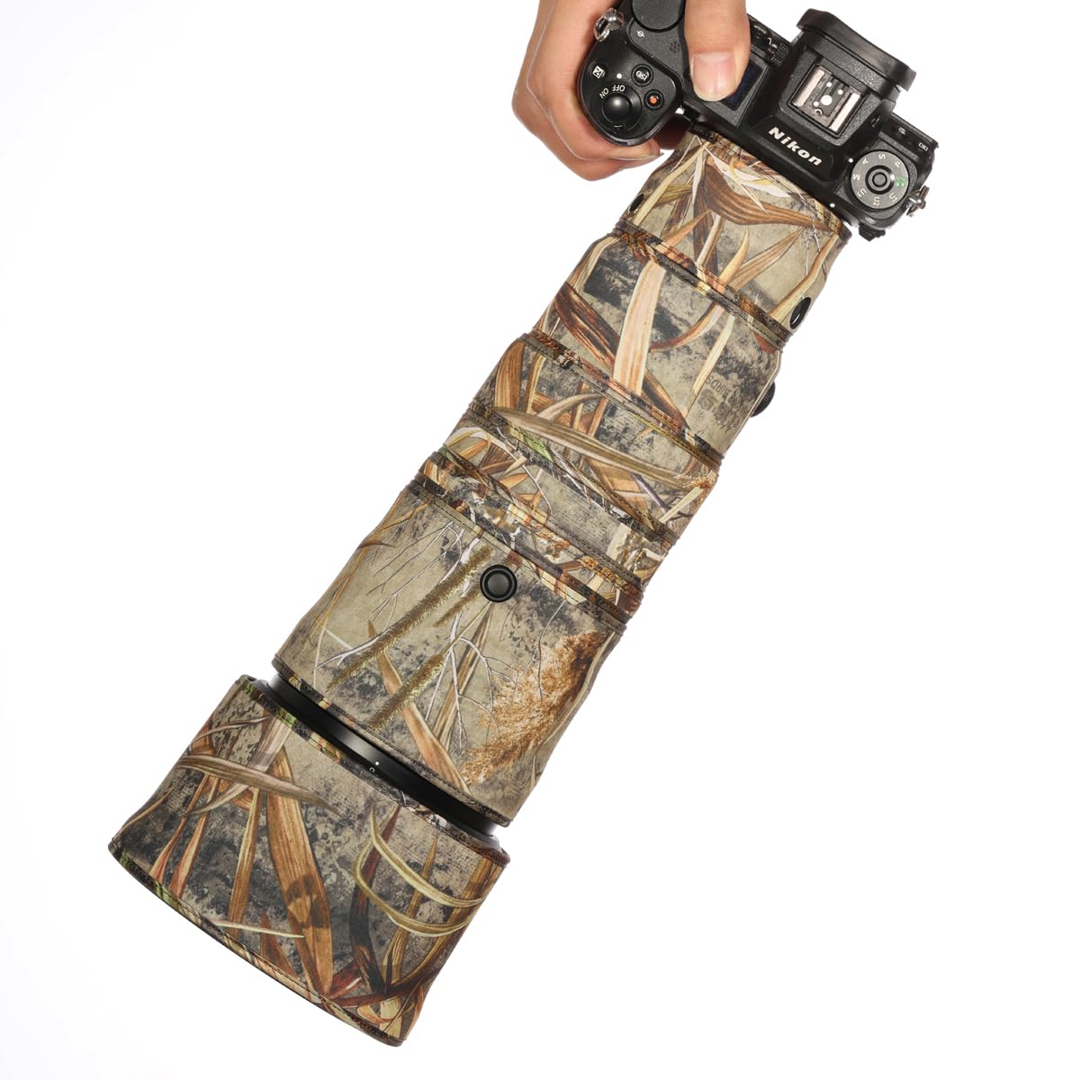 CHASING BIRDS Camouflage Waterproof Lens Coat for NIKON Z 400mm VR S Rainproof Lens Protective Cover f/4.5 (Foot)
CHASING BIRDS Camouflage Waterproof Lens Coat for NIKON Z 400mm VR S Rainproof Lens Protective Cover f/4.5 (Foot)