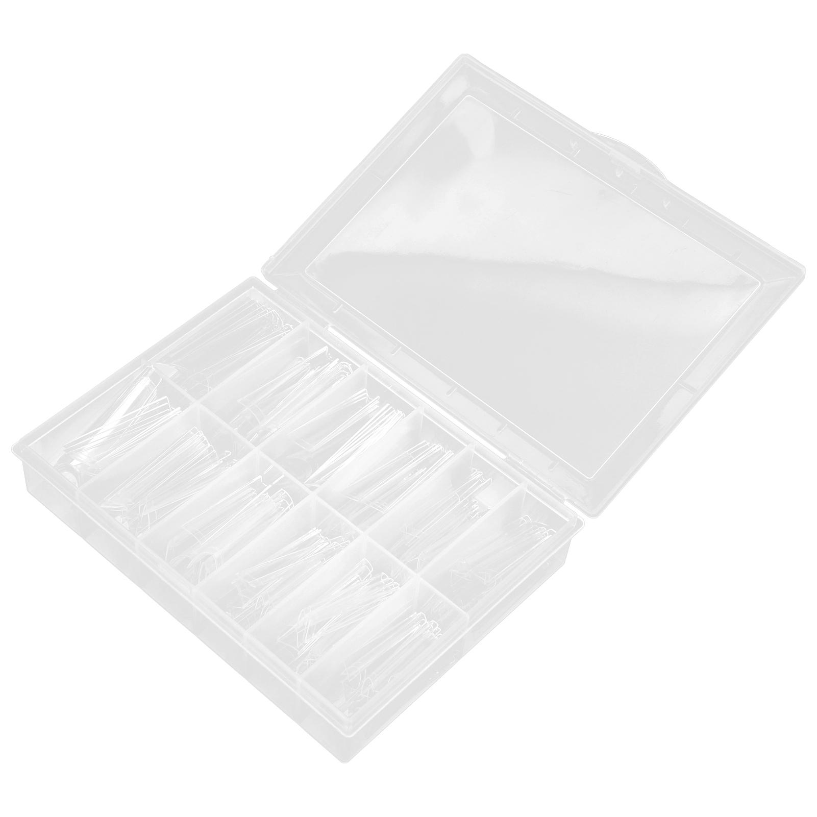 240pcs Half Cover False Nail Tip Extra Long Clear Fake Artificial Nail Tips for Home DIY Salon
240pcs Half Cover False Nail Tip Extra Long Clear Fake Artificial Nail Tips for Home DIY Salon