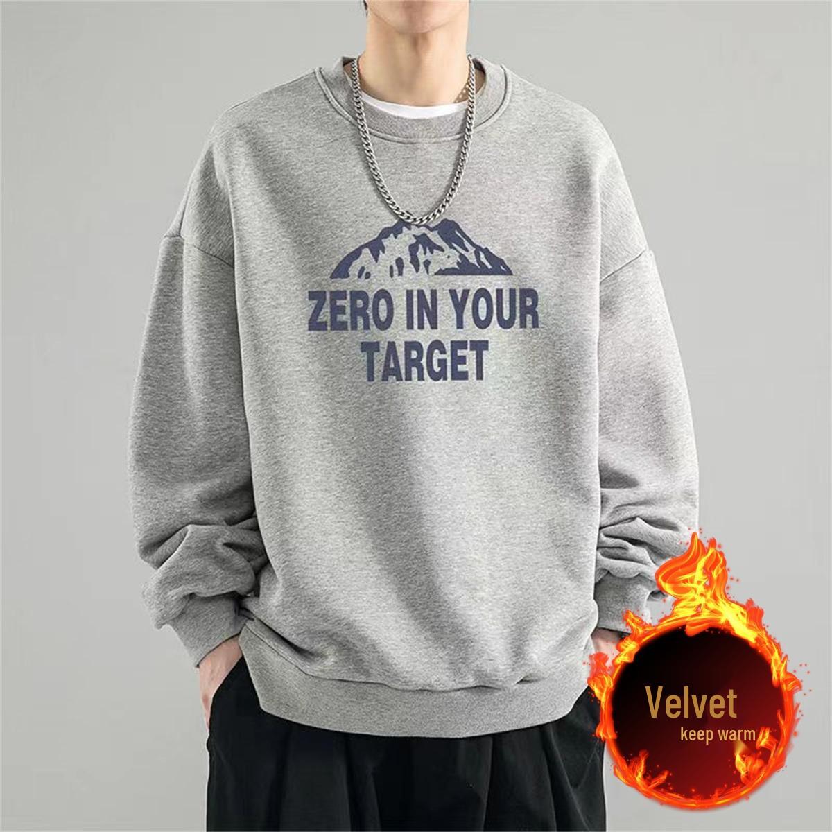 Men s Trendy Retro Heavyweight Cotton Hoodie: Hong Kong-Style, Japanese-American Streetwear, Round Neck, Plus Velvet, Autumn/Winter, Cool, Loose Fit. M
Men s Trendy Retro Heavyweight Cotton Hoodie: Hong Kong-Style, Japanese-American Streetwear, Round Neck, Plus Velvet, Autumn/Winter, Cool, Loose Fit. M