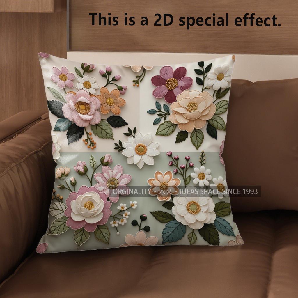 2D Vintage Floral Embossed Style Throw Pillow Covers Pattern Cushion Cover Suitable For Sofa Bedroom Car Pillow Cover 40x40cm
2D Vintage Floral Embossed Style Throw Pillow Covers Pattern Cushion Cover Suitable For Sofa Bedroom Car Pillow Cover 40x40cm