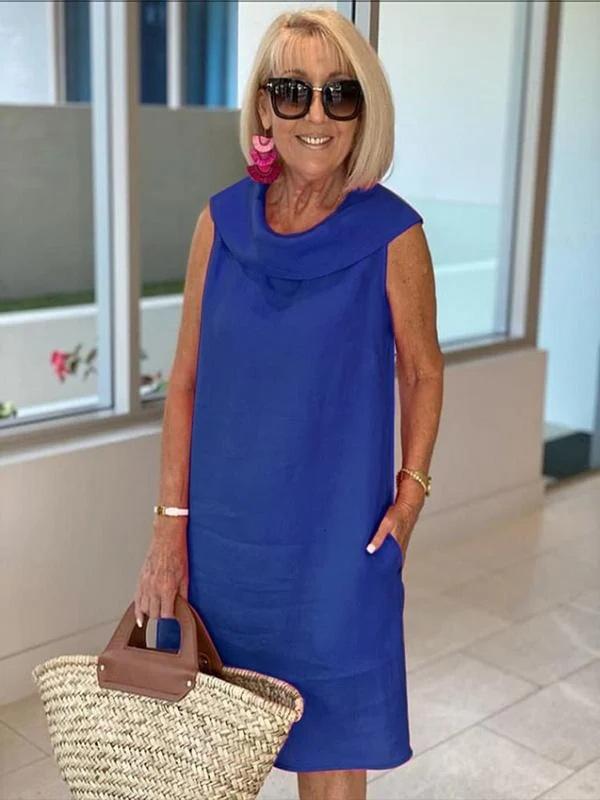 Women s Sleeveless Mock Neck Ruffle Hem Dress in Light Blue, Pink, Black, Orange, Yellow, Blue 3XL королевский синий
Women s Sleeveless Mock Neck Ruffle Hem Dress in Light Blue, Pink, Black, Orange, Yellow, Blue 3XL королевский синий