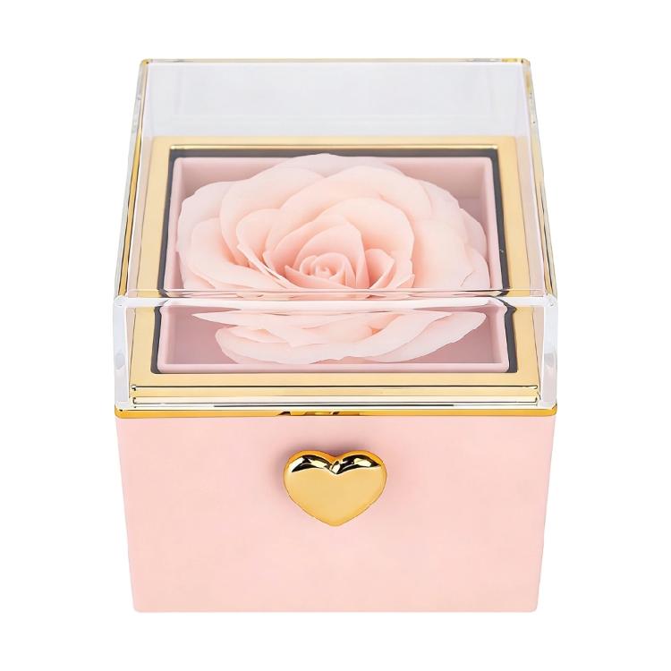 Innovative Revolving Ring Box with Beautiful Flower Charm Jewelry Presentation Case Suitable for Special Surprises рожевий
Innovative Revolving Ring Box with Beautiful Flower Charm Jewelry Presentation Case Suitable for Special Surprises рожевий