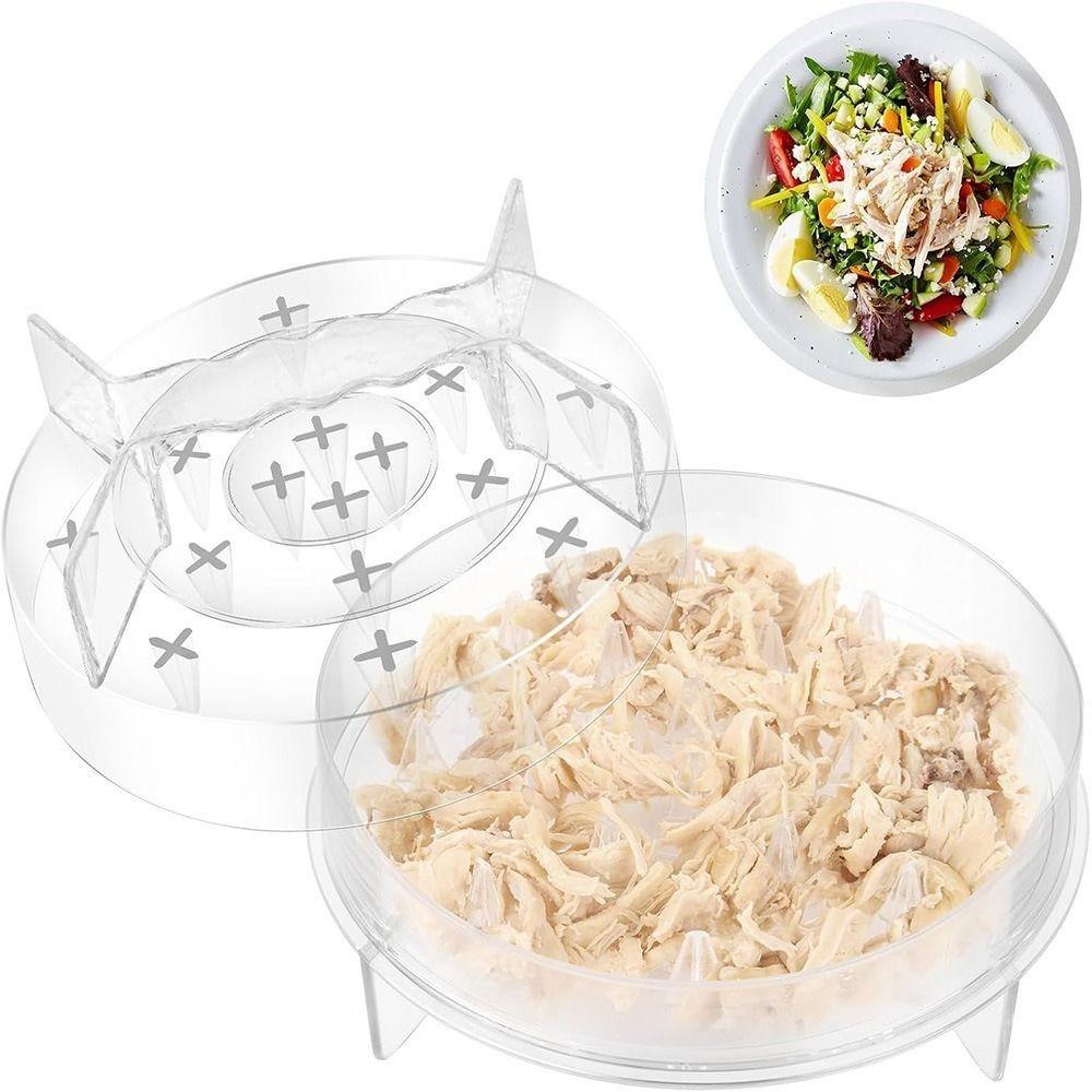 Strong Anti-Slip Base Meat Shredder Tool Clear Chicken Shredder Tool Kitchen Use чистий
Strong Anti-Slip Base Meat Shredder Tool Clear Chicken Shredder Tool Kitchen Use чистий