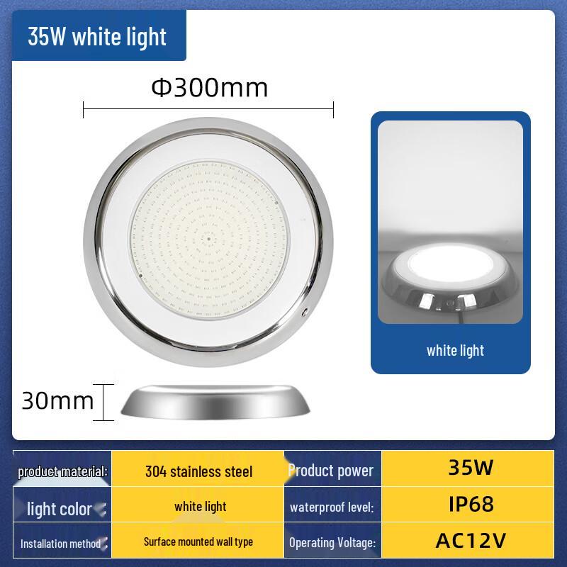 Chengyang Ultra-thin 35W LED Pool Wall Light
Chengyang Ultra-thin 35W LED Pool Wall Light