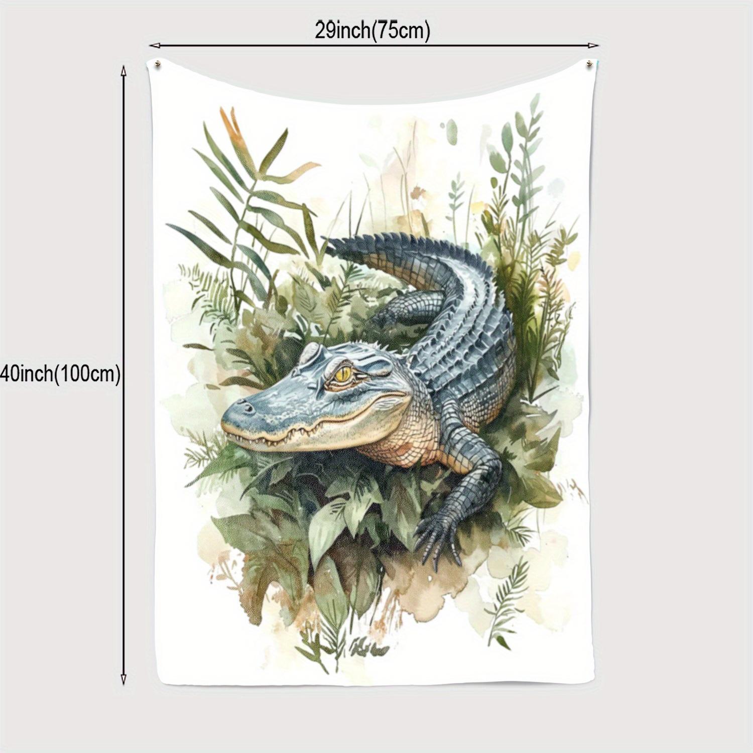 Cozy Crocodile Print Flannel Throw Blanket - Soft, Durable & Versatile for All Seasons - Perfect Gift for Granddaughters, Daught 130x150cm
Cozy Crocodile Print Flannel Throw Blanket - Soft, Durable & Versatile for All Seasons - Perfect Gift for Granddaughters, Daught 130x150cm