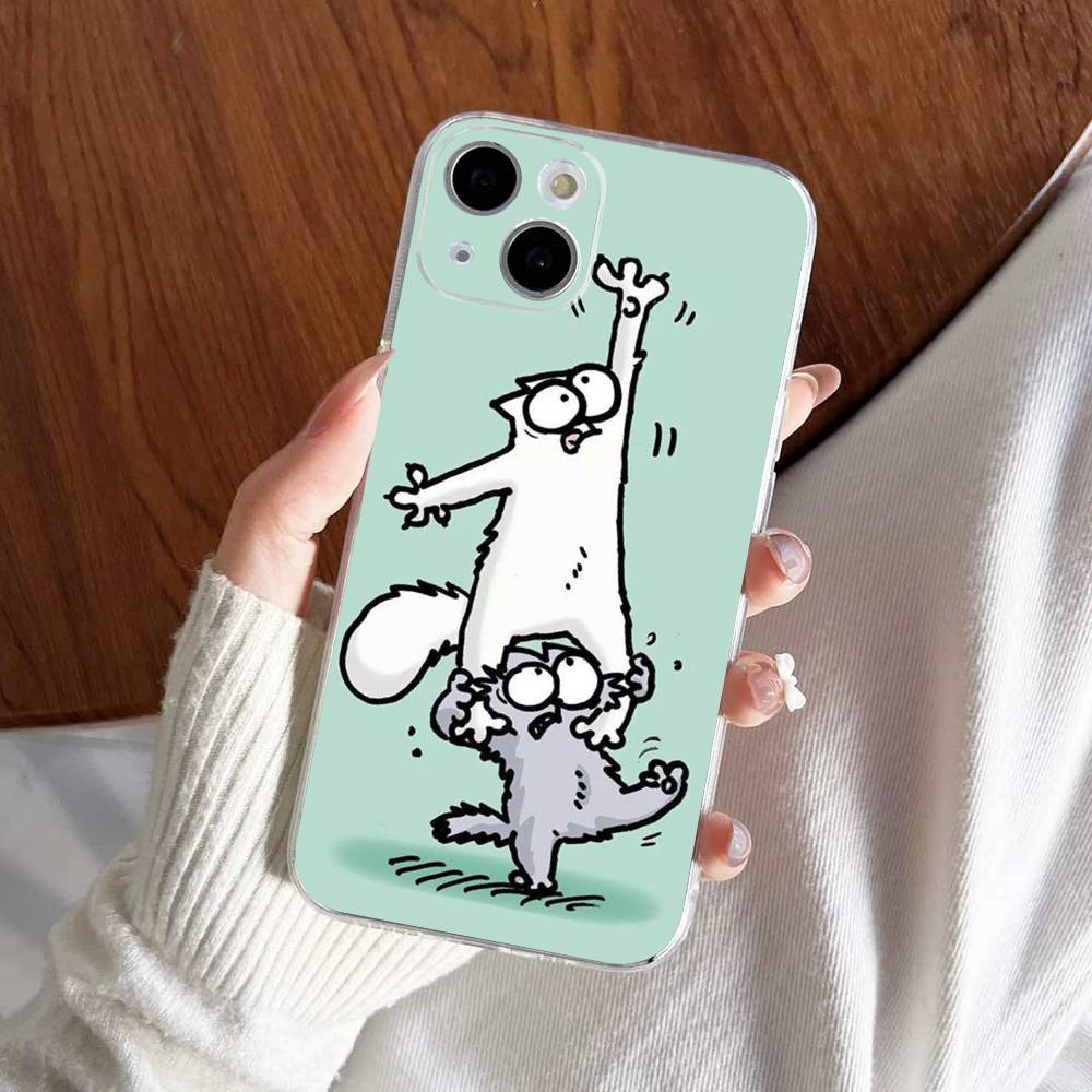 S-Simons Cat Character For IPhone 17 16 15 14 13 12 11 Pro Max Plus Mini Funda For Transparent Cover iPhone 17 Pro
S-Simons Cat Character For IPhone 17 16 15 14 13 12 11 Pro Max Plus Mini Funda For Transparent Cover iPhone 17 Pro