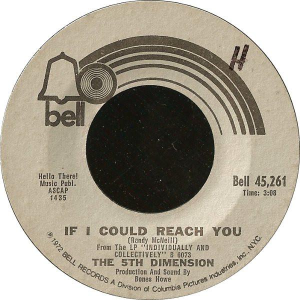 7-дюймовая пластинка FIFTH DIMENSION - If I Could Reach You / Tomorrow Bel BELL45261X Bell Records 1972 Япония Соул/Фанк Б/У
7-дюймовая пластинка FIFTH DIMENSION - If I Could Reach You / Tomorrow Bel BELL45261X Bell Records 1972 Япония Соул/Фанк Б/У