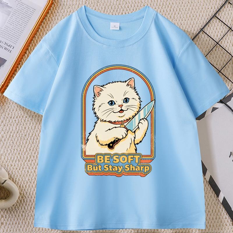 Be Soft But Stay Sharp Tshirt Cotton Short Sleeved Tshirt for Unisex Women Tee Clothes Loose Casual Round Neck Oversized Top Y2K 4XL
Be Soft But Stay Sharp Tshirt Cotton Short Sleeved Tshirt for Unisex Women Tee Clothes Loose Casual Round Neck Oversized Top Y2K 4XL