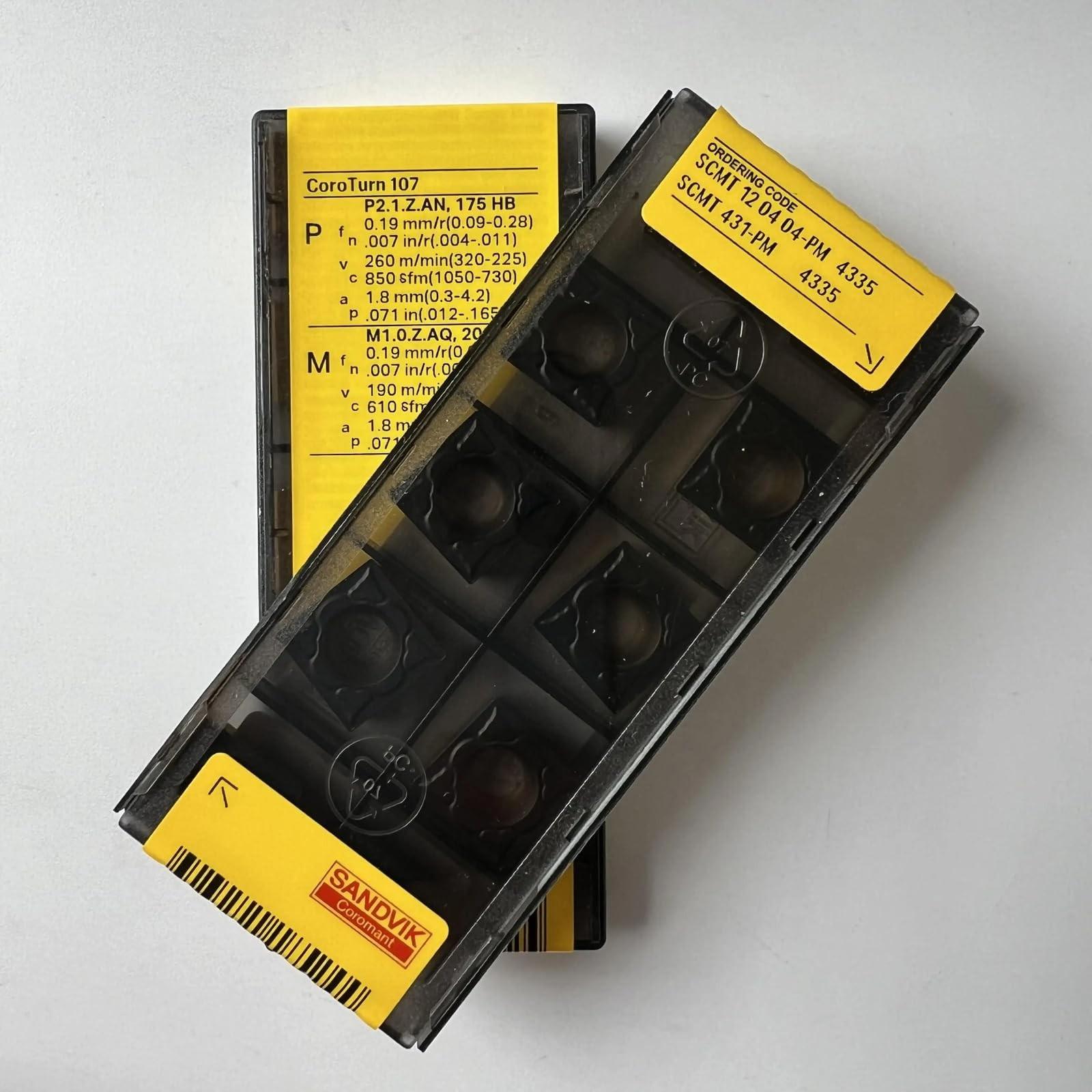 Original Sandvik / SCMT120404-PM 4335 /CNC CARBIDE tool blade 10 Pcs
Original Sandvik / SCMT120404-PM 4335 /CNC CARBIDE tool blade 10 Pcs