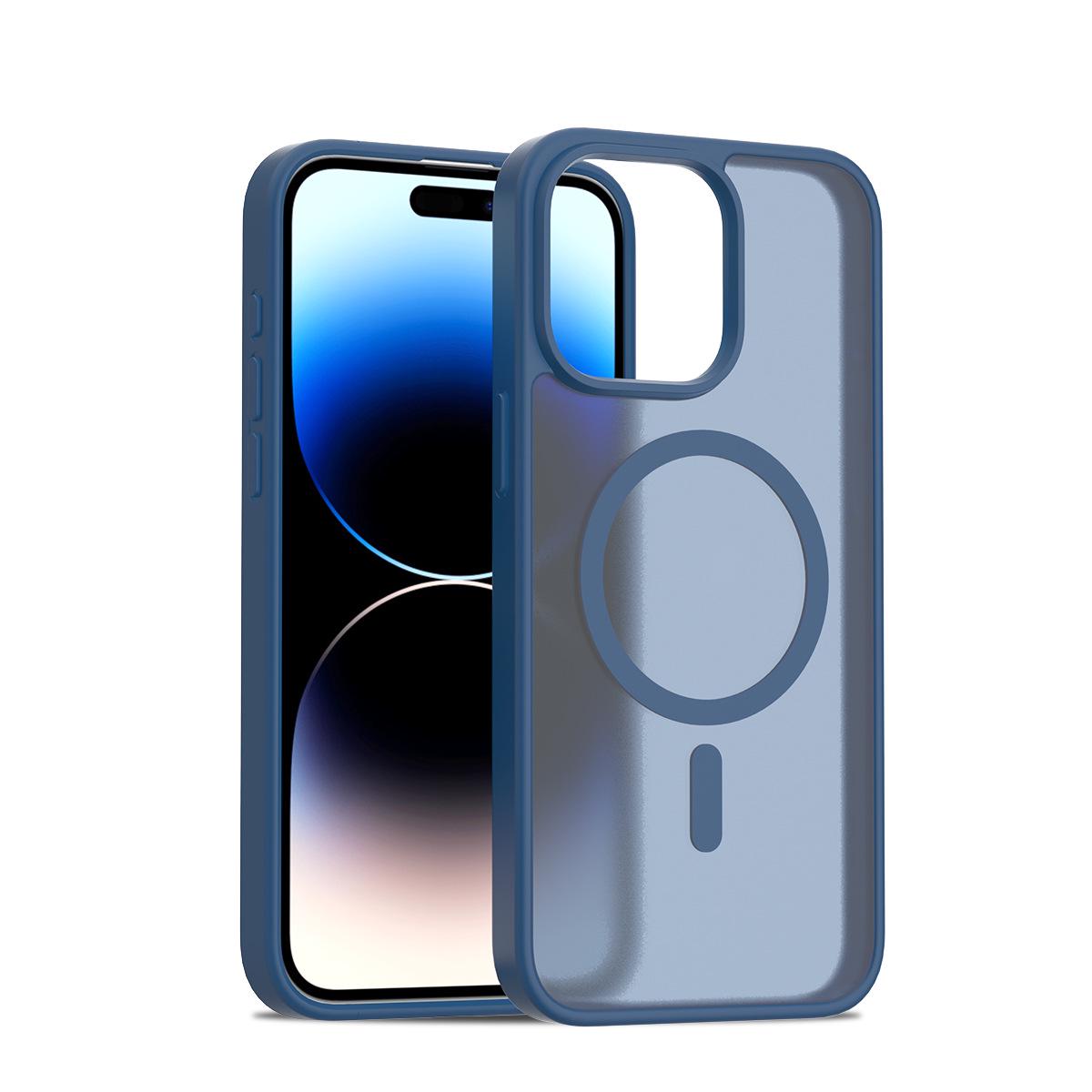 iPhone 15 Pro Max Silver Shield Magnetic Skin-Feel Phone Case – Semi-Transparent, Anti-Drop iPhone 15 Pro темно-синий
iPhone 15 Pro Max Silver Shield Magnetic Skin-Feel Phone Case – Semi-Transparent, Anti-Drop iPhone 15 Pro темно-синий