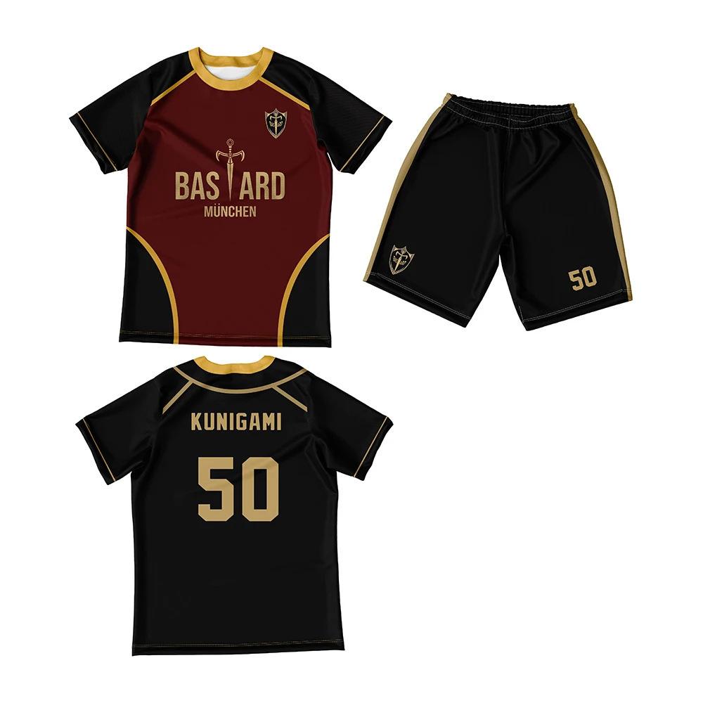 Чоловічий комплект джерсі Футзальний футбольний візерунок Аніме Blue Lock Bastard Munchen 3D-друк Футболка Шорти 2 шт. Комплекти Костюм Спортивні топи Футболка Хлопчик S
Чоловічий комплект джерсі Футзальний футбольний візерунок Аніме Blue Lock Bastard Munchen 3D-друк Футболка Шорти 2 шт. Комплекти Костюм Спортивні топи Футболка Хлопчик S