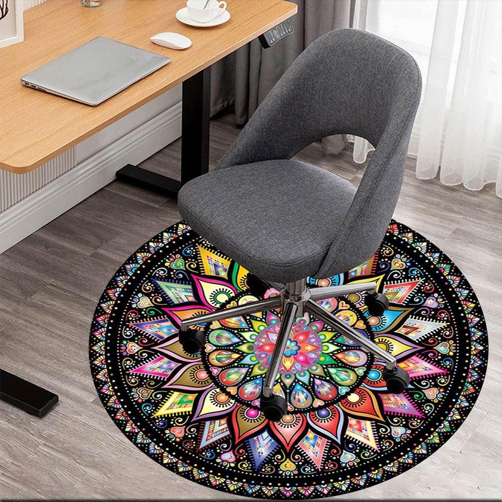 Colorful Mandala Art Print - Vibrant Circular Design for Walls, Home Decor, Meditation SpaceRound Non-Slip chair mat chair carpet for office Rugs for 80cm by 80cm
Colorful Mandala Art Print - Vibrant Circular Design for Walls, Home Decor, Meditation SpaceRound Non-Slip chair mat chair carpet for office Rugs for 80cm by 80cm