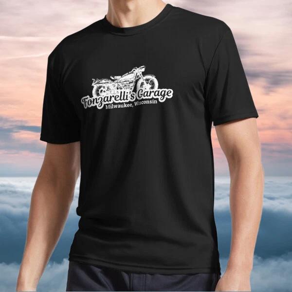 New Shirt Fonzarelli’s Garage Milwaukee Logo TEE T-Shirt Funny Size S to 5XL 2XL
New Shirt Fonzarelli’s Garage Milwaukee Logo TEE T-Shirt Funny Size S to 5XL 2XL
