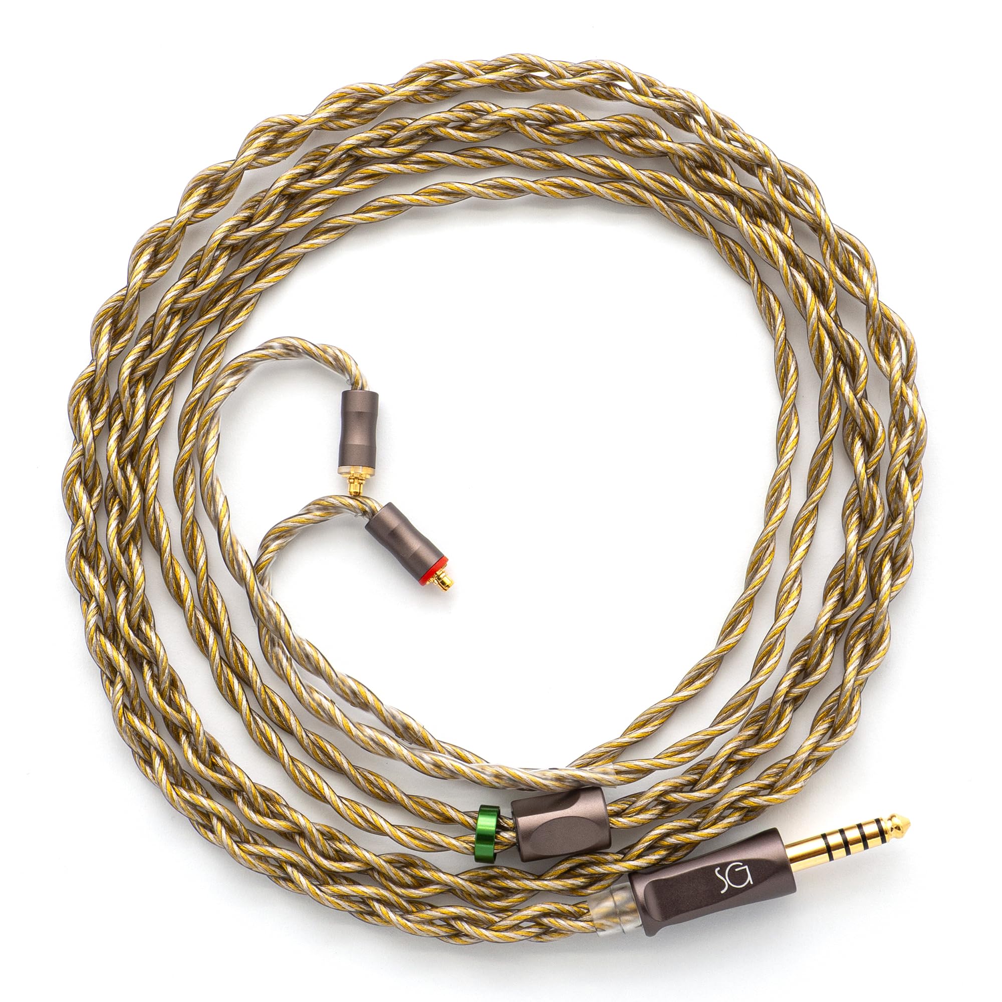 SoundsGood Ehecatl Handmade Gold Plated Silver Plated High Purity Single Crystal Copper OCC Hybrid Mixed Wire Earphone Upgrade Cable Replacement Cable
SoundsGood Ehecatl Handmade Gold Plated Silver Plated High Purity Single Crystal Copper OCC Hybrid Mixed Wire Earphone Upgrade Cable Replacement Cable