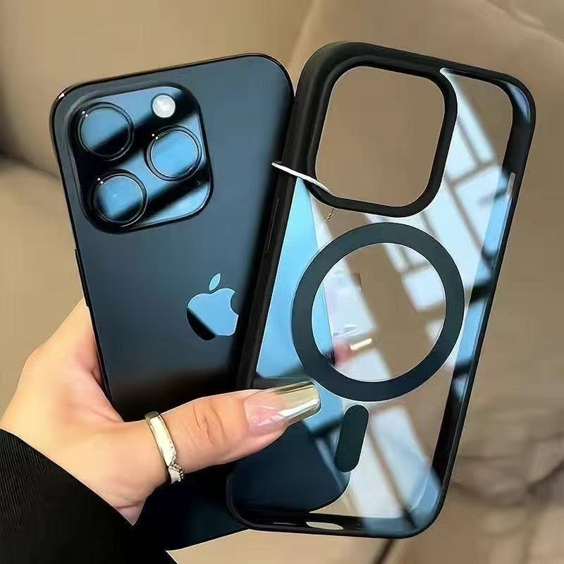 2025 Роскошный чехол Magsafe для беспроводной зарядки iPhone 15 16 14 13 12 11 Pro Max 16 Plus Матовый магнитный защитный чехол для задней панели For iPhone 11 чёрный
2025 Роскошный чехол Magsafe для беспроводной зарядки iPhone 15 16 14 13 12 11 Pro Max 16 Plus Матовый магнитный защитный чехол для задней панели For iPhone 11 чёрный