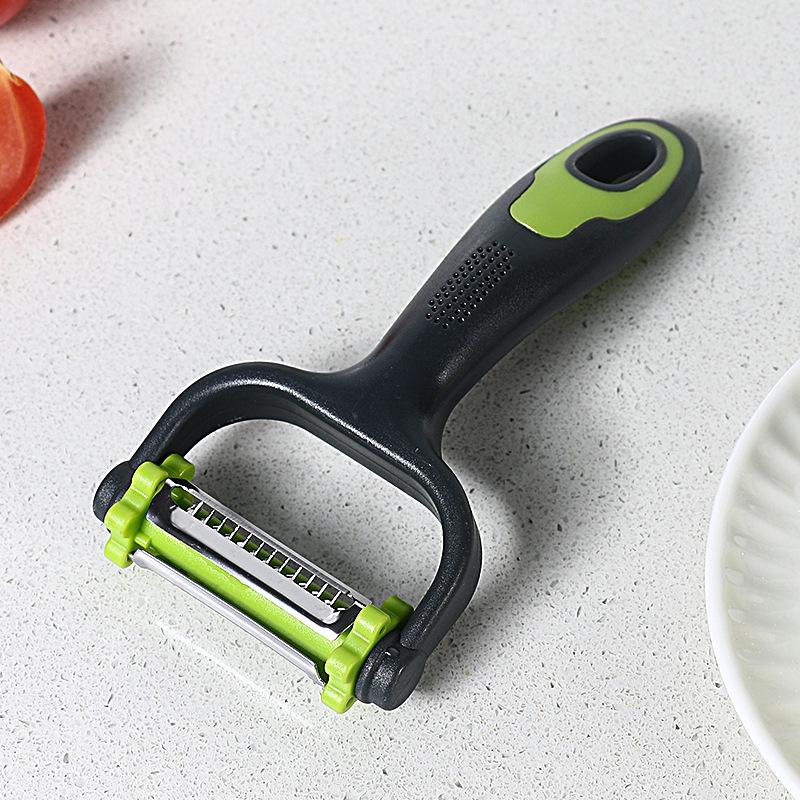 Multifunctional paring knife 3-in-1 stainless steel scraper Fruit and vegetable shredding and peeling artifact Hot-selling model
Multifunctional paring knife 3-in-1 stainless steel scraper Fruit and vegetable shredding and peeling artifact Hot-selling model