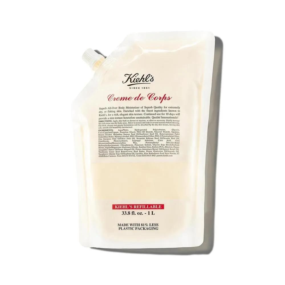 Kiehls Creme de Corps Refill 1L 1 Pack Kiehls Creme de Corps, Rich, Luscious Body Lotion, with Cocoa
Kiehls Creme de Corps Refill 1L 1 Pack Kiehls Creme de Corps, Rich, Luscious Body Lotion, with Cocoa
