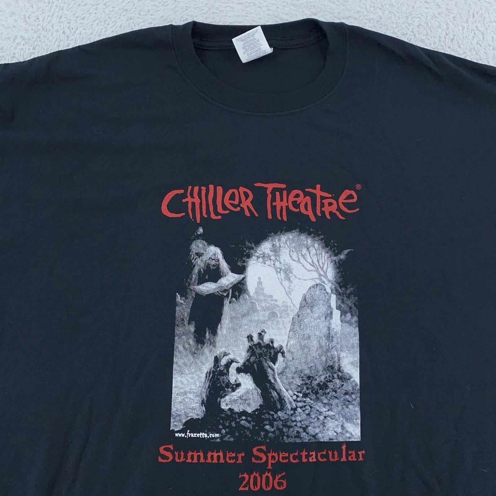 2006 Chiller Theatre Expo Horror Con Shirt XL Summer Spectacular Staff Frazetta 4XL
2006 Chiller Theatre Expo Horror Con Shirt XL Summer Spectacular Staff Frazetta 4XL