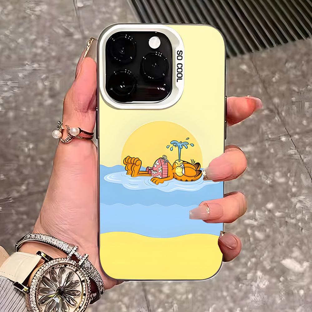 Cute Cat G-GarfieldeS Phone Case For IPhone 17 Pro Max 16 Pro Max 15 14 13 11 12 Mini Xs X Xr 7 8 Plus Se Color Silver Cover iPhone 14 Plus
Cute Cat G-GarfieldeS Phone Case For IPhone 17 Pro Max 16 Pro Max 15 14 13 11 12 Mini Xs X Xr 7 8 Plus Se Color Silver Cover iPhone 14 Plus