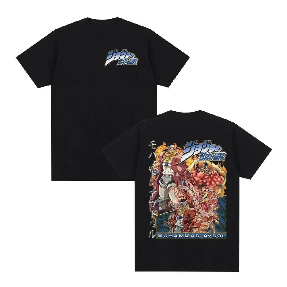 Anime Jojo Bizarre Adventure T-shirt Muhammad Avdol Manga T-shirts Men Women Cotton Summer Oversized Short Sleeves T Shirt Tops S чёрный
Anime Jojo Bizarre Adventure T-shirt Muhammad Avdol Manga T-shirts Men Women Cotton Summer Oversized Short Sleeves T Shirt Tops S чёрный