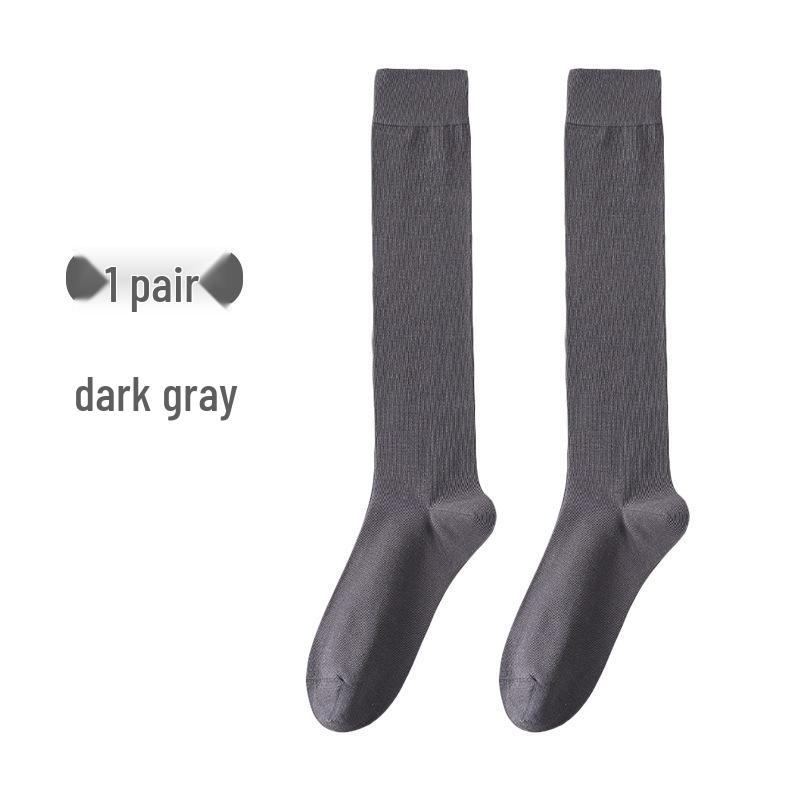 Micro-pressure Seamless Toe Women s Calf Socks - Antibacterial Mulberry Silk, Slimming & Beautifying, Versatile High Elasticity, JK Academy Style One Size (35-39) темно-сірий
Micro-pressure Seamless Toe Women s Calf Socks - Antibacterial Mulberry Silk, Slimming & Beautifying, Versatile High Elasticity, JK Academy Style One Size (35-39) темно-сірий