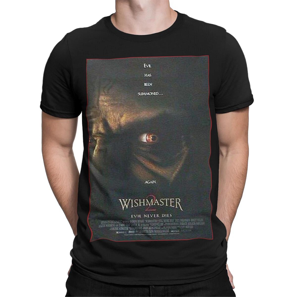 Wishmaster 2 Фильм ужасов Зло никогда не умирает Мужская Женская Графическая футболка S
Wishmaster 2 Фильм ужасов Зло никогда не умирает Мужская Женская Графическая футболка S