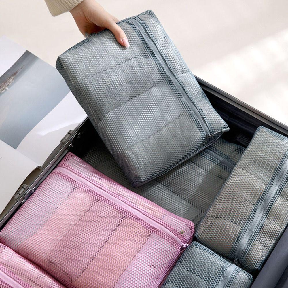 Lipstick Bag Mesh Makeup Bag Zipper Storage Toiletry Bag Casual Mesh Cosmetic Bag Unisex Samll-Grey
Lipstick Bag Mesh Makeup Bag Zipper Storage Toiletry Bag Casual Mesh Cosmetic Bag Unisex Samll-Grey