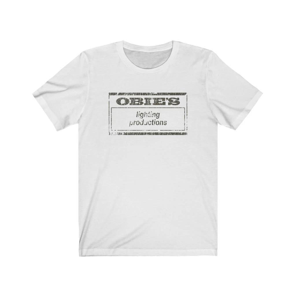 Obie s Lighting Productions 1976 Vintage Men s T shirt S
Obie s Lighting Productions 1976 Vintage Men s T shirt S