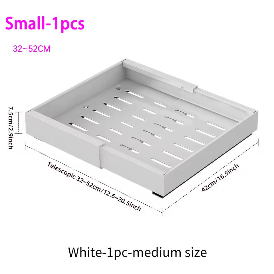 Heavy Duty Pull-out Cabinet Storage Rack, Adjustable Width, Dish Drain Rack, Spice Rack, for Kitchen and Bathroom Organizer
Heavy Duty Pull-out Cabinet Storage Rack, Adjustable Width, Dish Drain Rack, Spice Rack, for Kitchen and Bathroom Organizer