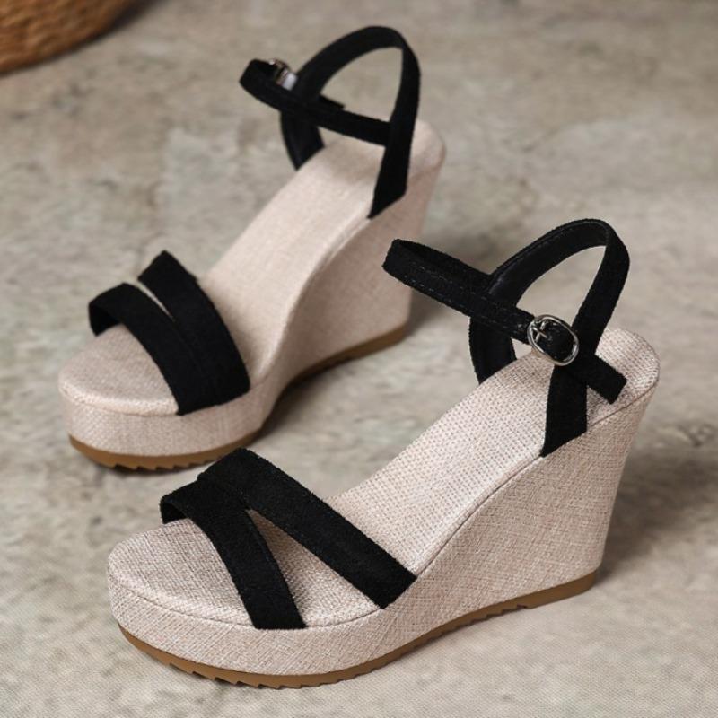 Модные женские туфли на высоком каблуке, сандалии на платформе, дизайнерские танкетки, модные туфли с пряжкой, лето 2025, новые повседневные туфли-лодочки, туфли для вечеринки, сандалии женские 42 чёрный
Модные женские туфли на высоком каблуке, сандалии на платформе, дизайнерские танкетки, модные туфли с пряжкой, лето 2025, новые повседневные туфли-лодочки, туфли для вечеринки, сандалии женские 42 чёрный