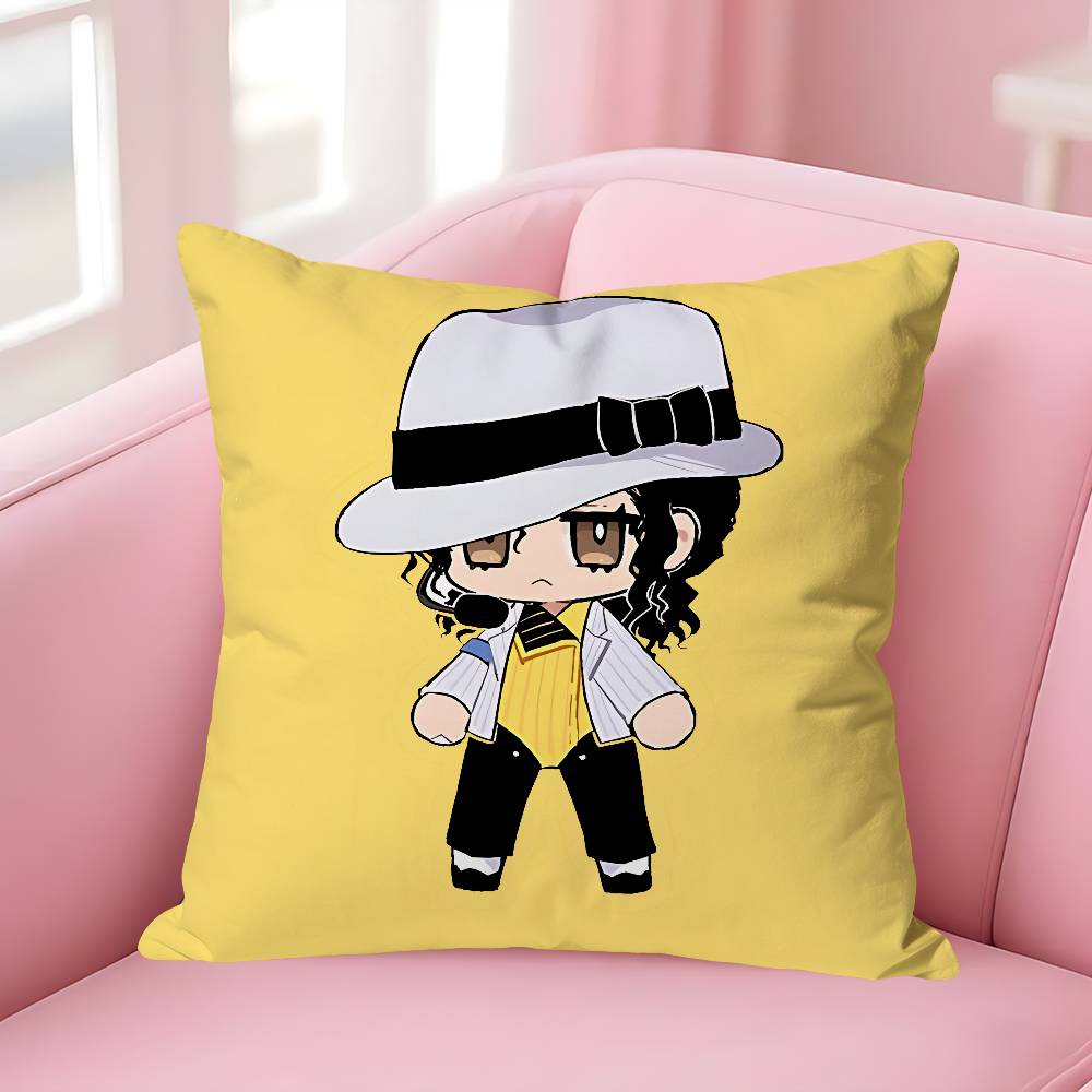 Cute Chibi MMichael Jackson Pillow Cases for Bedroom Living Room Sofa Home Decor Polyester Cushion Cover with Zipper 30x30cm
Cute Chibi MMichael Jackson Pillow Cases for Bedroom Living Room Sofa Home Decor Polyester Cushion Cover with Zipper 30x30cm