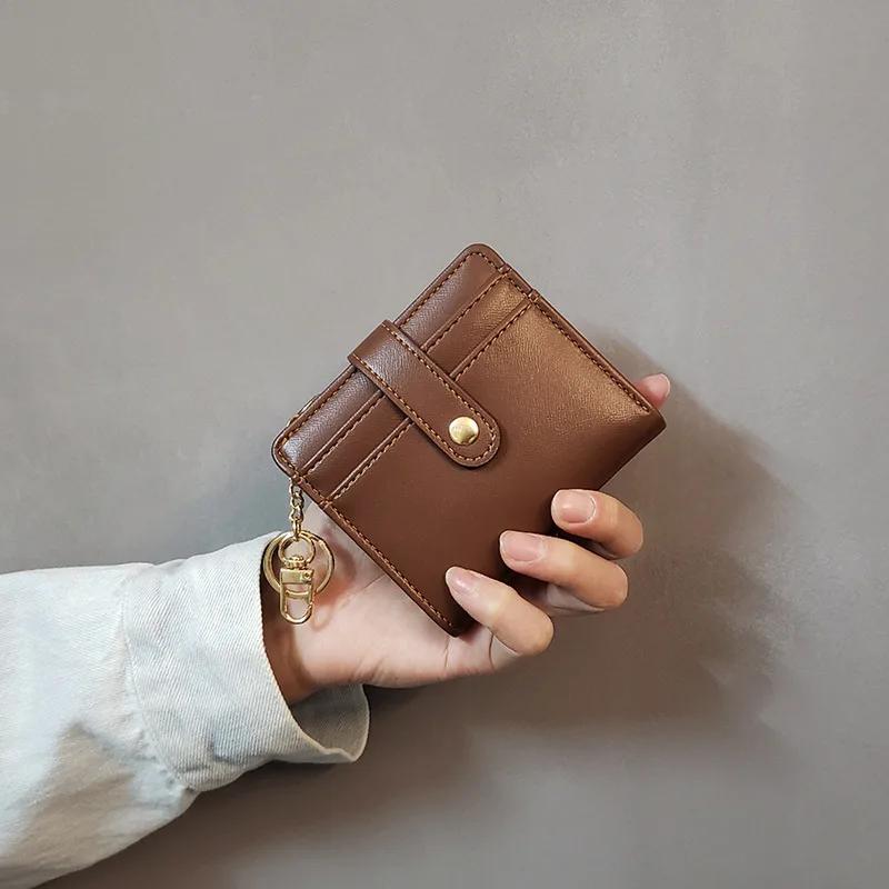 Coin Purse PU Women s Purses Short Thin Small Wallet Chic Metal Button Ladies Genuine Leather Card Holder Wallet Keychain
Coin Purse PU Women s Purses Short Thin Small Wallet Chic Metal Button Ladies Genuine Leather Card Holder Wallet Keychain