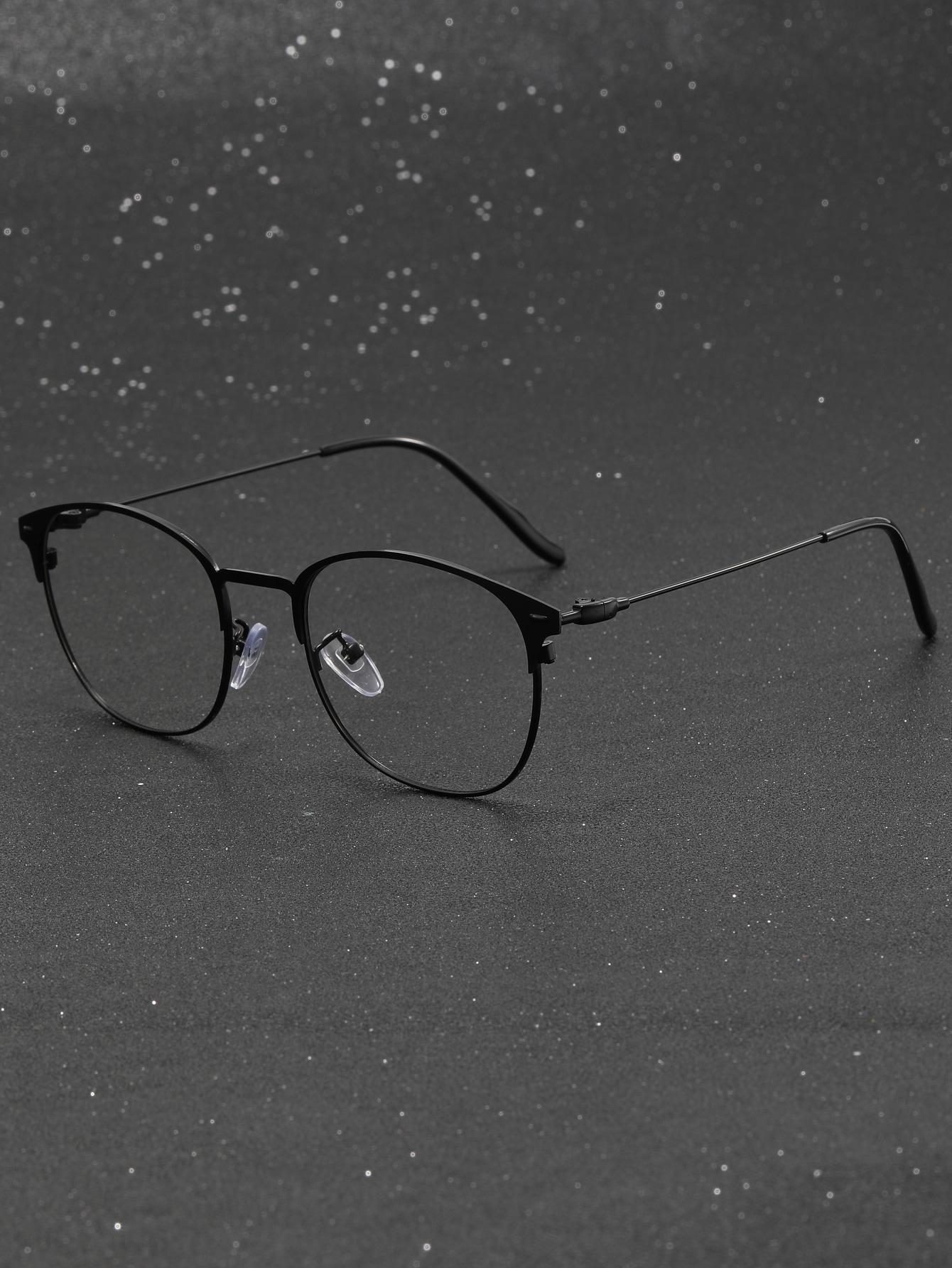A pair of men s metal thin-frame studded flat glasses beach cover-up tops glasses summer glasses чёрный
A pair of men s metal thin-frame studded flat glasses beach cover-up tops glasses summer glasses чёрный