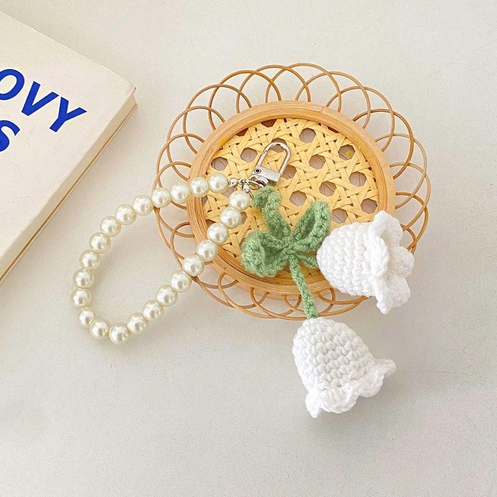 Style Ornaments Imitation Pearl Car Accessories Bag Pendant Car Key Holder Crochet Flower Keychain
Style Ornaments Imitation Pearl Car Accessories Bag Pendant Car Key Holder Crochet Flower Keychain