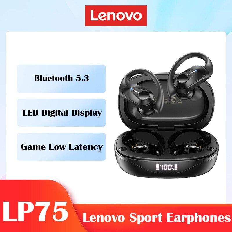 Lenovo LP75 TWS Спортивные наушники Bluetooth 5.3 Беспроводные наушники Водонепроницаемые Hi-Fi стерео наушники с шумоподавлением и микрофонами
Lenovo LP75 TWS Спортивные наушники Bluetooth 5.3 Беспроводные наушники Водонепроницаемые Hi-Fi стерео наушники с шумоподавлением и микрофонами