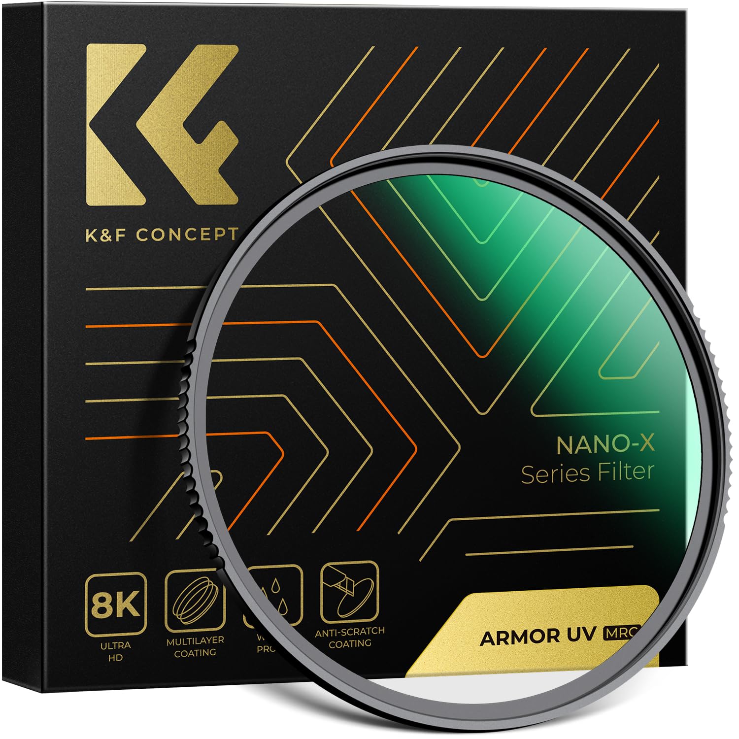 Concept 72mm Armor MCUV Filter Lens Protection Filter Glass High Hardness Impact Resistance High Transmittance Super Resolution Water Repellent
Concept 72mm Armor MCUV Filter Lens Protection Filter Glass High Hardness Impact Resistance High Transmittance Super Resolution Water Repellent