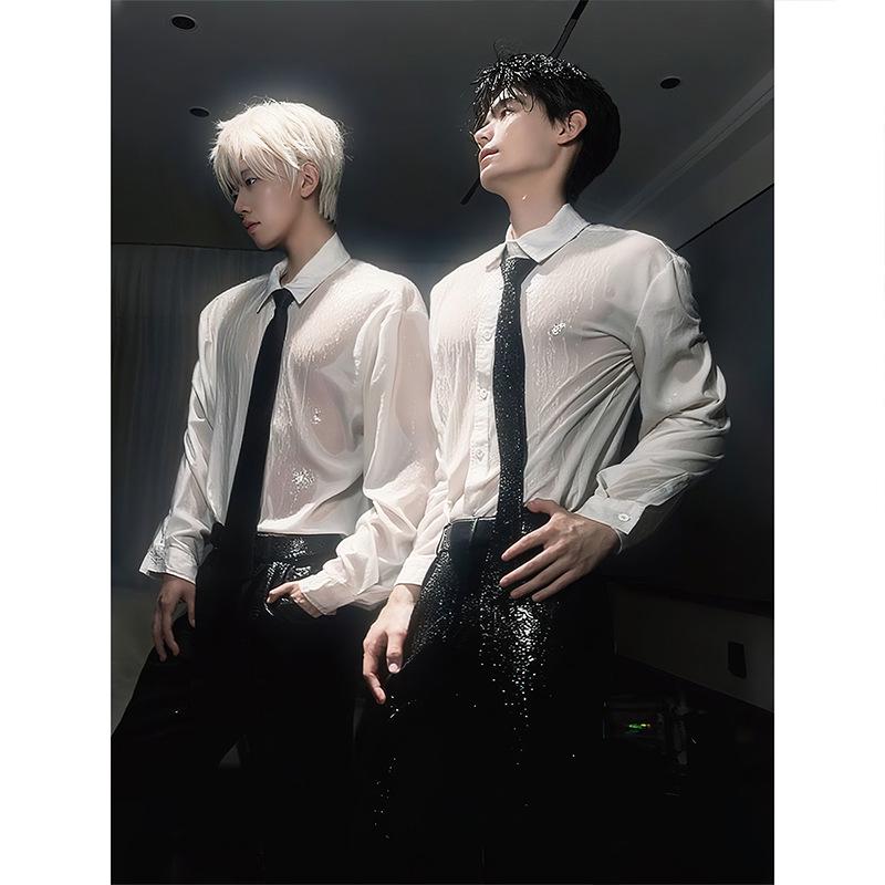 Men’s Roguishly Handsome White Long-Sleeved Summer Shirt - High-End, Thin, Perfect Suit Inner Layer 2XL білий
Men’s Roguishly Handsome White Long-Sleeved Summer Shirt - High-End, Thin, Perfect Suit Inner Layer 2XL білий