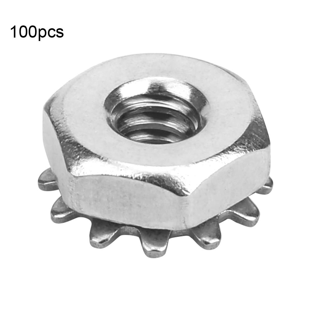 100Pcs Toothed Nut Steel with Star Washer 632 Thread Replacement Kits Industrial Robot Parts
100Pcs Toothed Nut Steel with Star Washer 632 Thread Replacement Kits Industrial Robot Parts